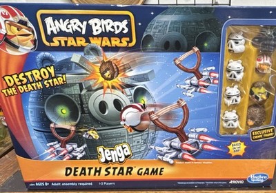 Hasbro Angry Birds Star Wars Jenga Death Star Game Exclusive Chewie Figure
