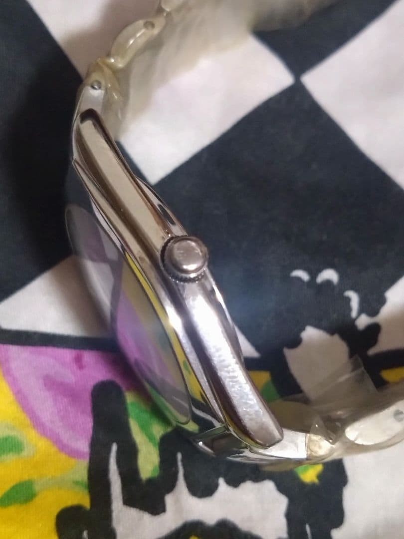 Versace Dress Watch Mens Quartz Silver Dial 32mm Case wrist 17cm New thumbnail 3