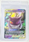 Pokémon TCG Gengar & Mimikyu GX Holo Ultra Rare Card 53/181 description.