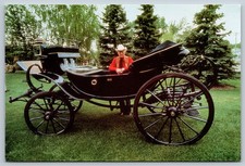Cardston Alberta Remington-Alberta Carriage Centre Barouche QEII Postcard AB