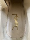 Yves Saint Laurent Grey Leather Block Heels W 7 — photo 7