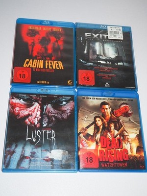 Cabin Fever Dead Rising ExitUs Luster Blu-ray Horror Collection SEHR GUT Uncut