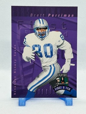 Brett Perriman 1997 Playoff First & Ten #161 - Detroit Lions