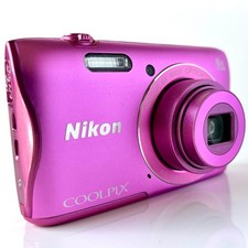 Nikon Coolpix S3700 Pink Slim Digital Camera with Accessories Tested