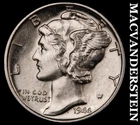1944 Silver Mercury Dime - Choice Gem Brilliant Unc++++  Lustrous  #i6390