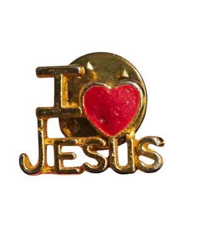 SIX HAT PINS Lapel 3 Guardian Angels 2 Doves "I Love Jesus" Gold Tone Jewelry - Picture 5 of 8