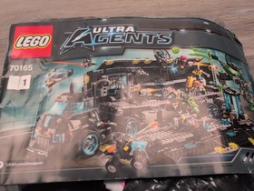 Used LEGO Ultra Agents Mission HQ 70165 Missing  #2 Manual No Box