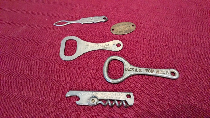 Vintage JOHN GRAF JAMAICA PALE Bottle Opener Corkscrew Dry Ginger Ale+++ Lot 