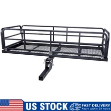 750Lbs Folding Hitch Cargo Carrier Mount Basket ,Luggage Holder ,Fit 2" Receiver