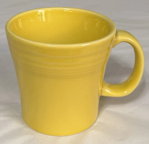 Fiestaware Homer Laughlin Sunflower Yellow 15 Oz Tapered D Handle Mug Cup
