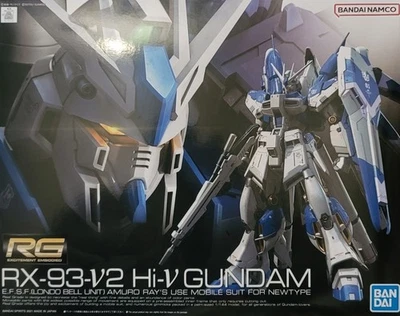 Bandai RG 1/144 Hi-Nu Gundam Model kit Mobile Suit RX-93-V2 Gunpla - Image 1 of 4
