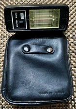 Vivitar Auto 200 Flash with Case, Tested With Battery and Powers On