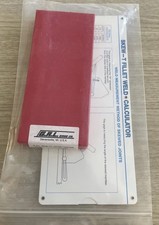 G.A.L. Gage Skew-T Gauge # 9A w/ Weld Calculator mm & Inches. Made in USA New