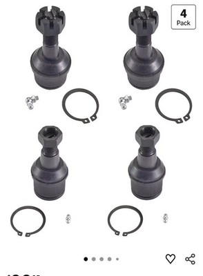 ASTARPRO 4pcs Front Upper & Lower Ball Joints 1992-2022 Dodge Ram Ford Excursion