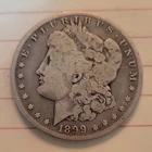 1899 Morgan Silver Dollar Phillidelphia $1 Circulated US Coin 0.9 Fine Silver