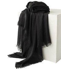 Women's Summer Scarf 75x40" Large Lightweight Linen Beach Gauze Shawl