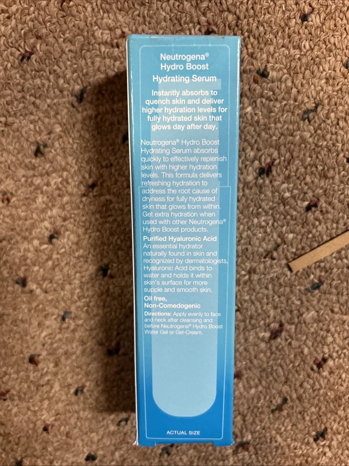 Suero hidratante de ácido hialurónico Neutrogena Hydro Boost 1,0 fl. Crema hidratante Oz Foto 2 de 3