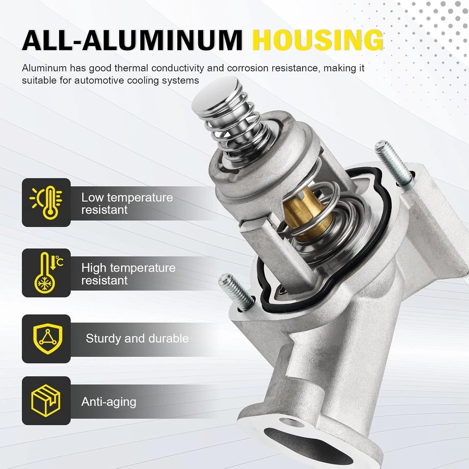 Conjunto de carcasa de termostato compatible con GMC Canyon Chevy Colorado Camaro 2017-2022 3,6 L Foto 2 de 4