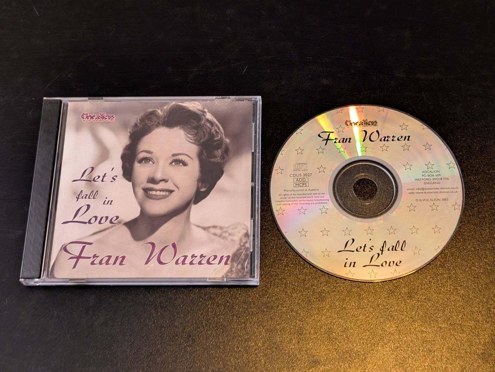Fran Warren - Let's Fall In Love CD