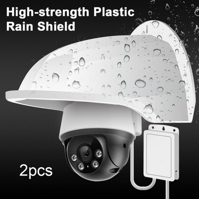 Housse De Protection Anti-Éblouissement Pour Caméra Extérieure - Abri En ABS - Compatible Avec La Plupart Des Marques - Dimensions ~27x26,5x9,5 Cm