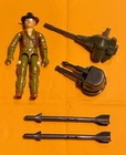 G.I. GI JOE gijoe DRAGONFLY PARTS LOT + WILD BILL figure turret gun FREE SHIP