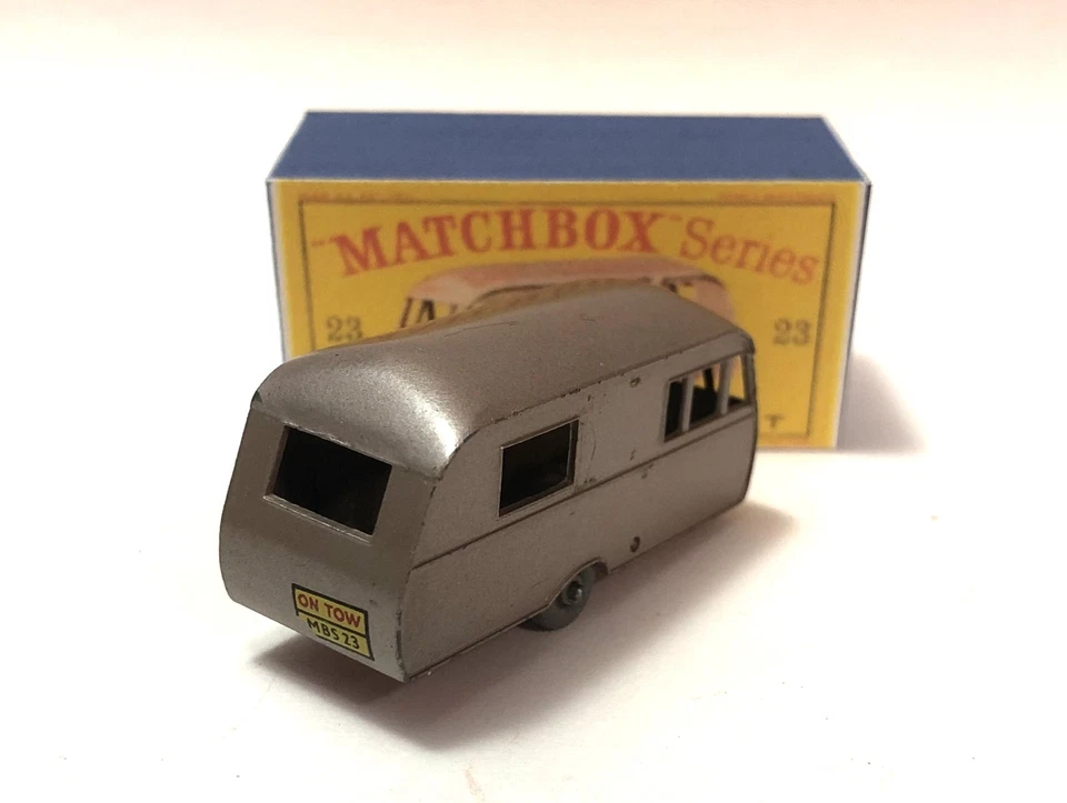Vintage Lesney Matchbox 23c Bluebird Caravan, must read full description! - Image 3 of 4