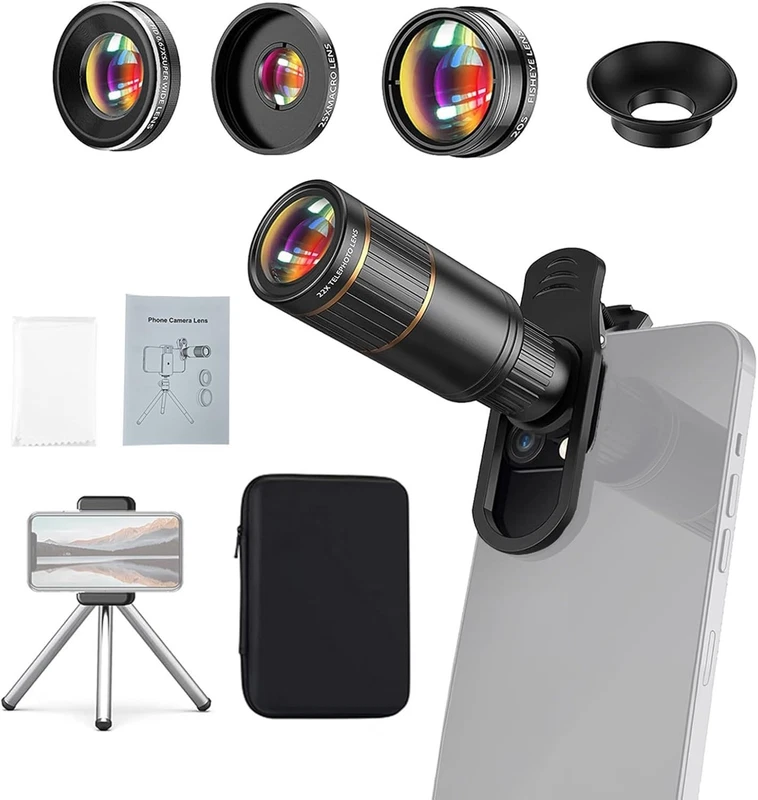 22x zoom telescope telephoto lens kit for smartphones