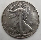 《SILVER》1940-S  50C Walking Liberty Half Dollar. * GREAT WAY TO BUY SILVER !!
