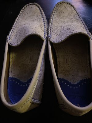 Robert Graham Mens Verrazano Driving Loafer Shoes Paisley 