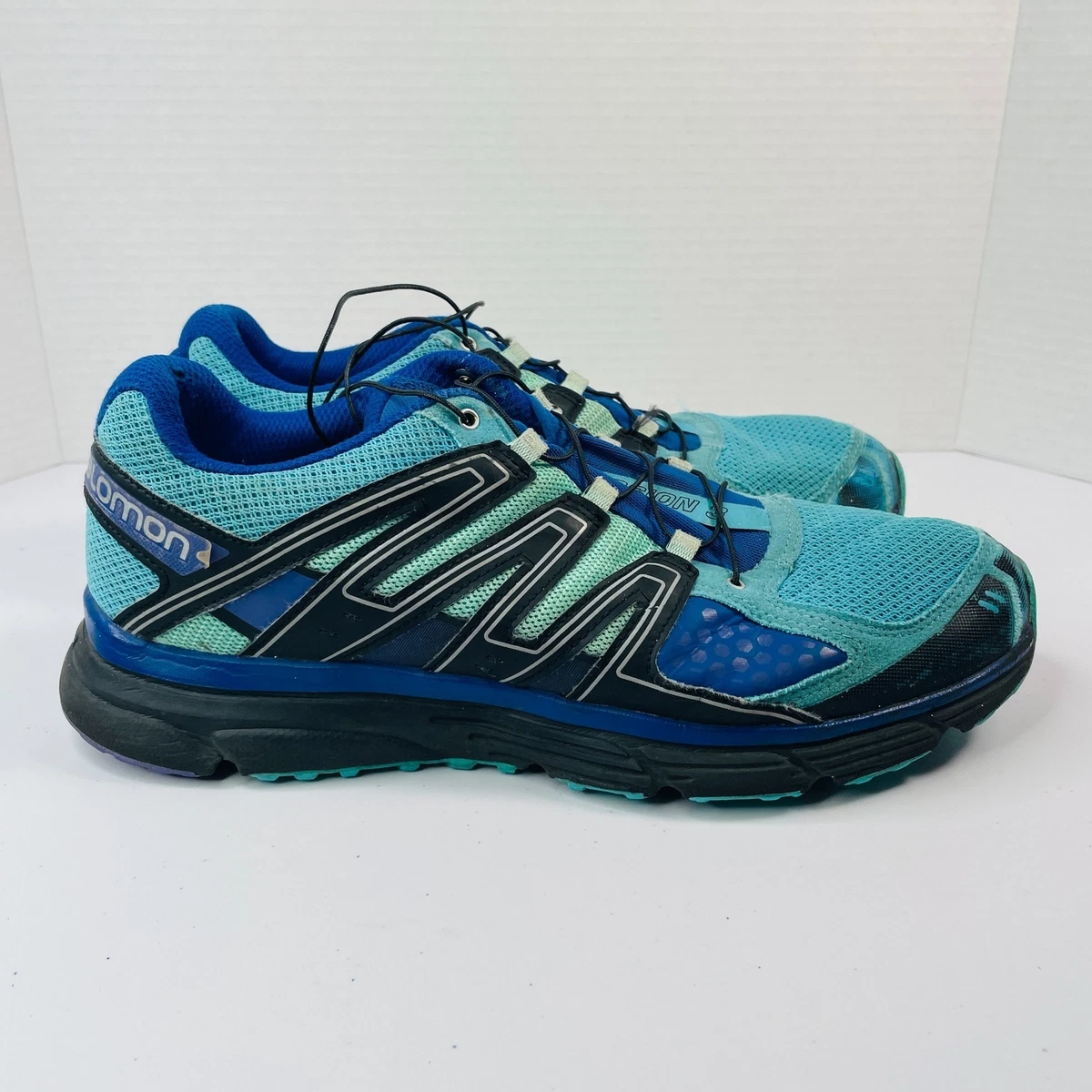 Salomon X-mission 3 Trail Sneakers Laces Blue Mens 12 171383 | eBay