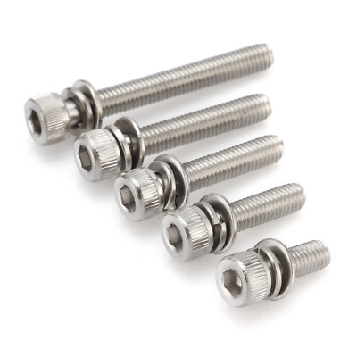 Flat Washer Anti-Loose 662pcs/set SUS304 Hex Socket Screw M3 Washer Countersunk Screw Mechanical Fasteners for DIYers Repairmen Flat Washer Anti-Loose 662pcs/set SUS304 Hex Socket Screw M3 Washer Countersunk Screw Mechanical Fasteners for DIYers Repairmen