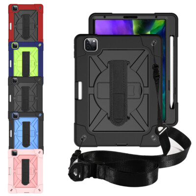 For iPad Pro 11 2022 2020 With Pencil Holder Hand Strap Shoulder