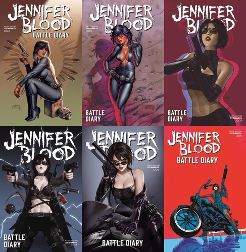 Jennifer Blood: Battle Diary (Issues #3 to #5 inc Variants, 2024)