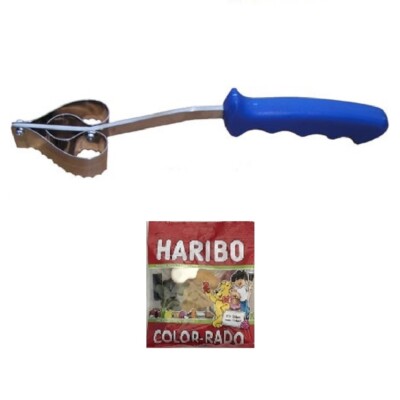 Professional fish scaler stainless steel 32 cm stable + heavy design stainless Haribo