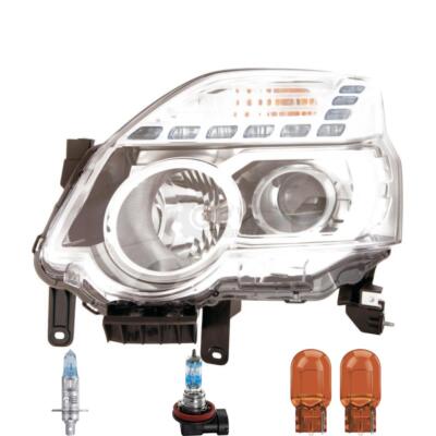 Scheinwerfer rechts Schwarz inkl. OSRAM Premium Lampen für Nissan X-Trail T31