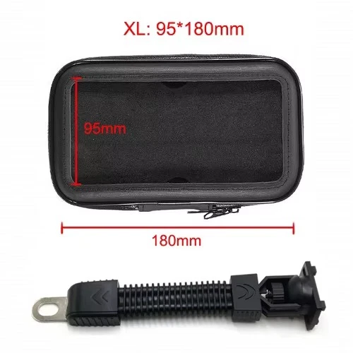 Waterproof Motorcycle Phone Holder Bag Case Motorbike Scooter Mobile Mtb Bicycle - Image 4 of 4