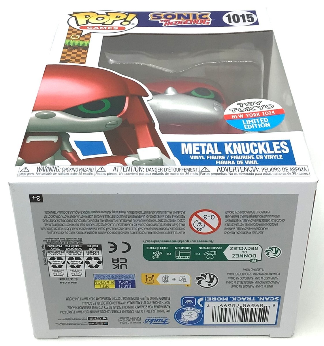 Funko Pop! Sonic the Hedgehog Metal Knuckles 1015 NYCC2024