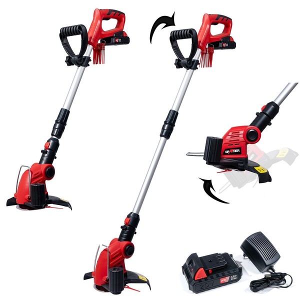 Grafner Rasentrimmer Akku Trimmer Motorsense 20V Li-Ion Freischneider Garten-image