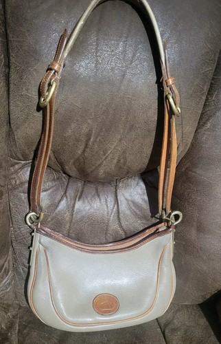Vintage Dooney & Bourke Grey Pebble Grain Hobo