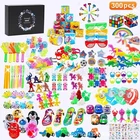 2024 Hot Selling Kids Educational Fidget Poppet Keychain Party/Birthday Gift Set