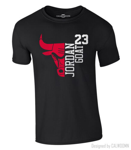 Jordan T-Shirt 23 GOAT Chicago Bulls Michael Basketball Shirt NBA S-XXL - Bild 1 von 5