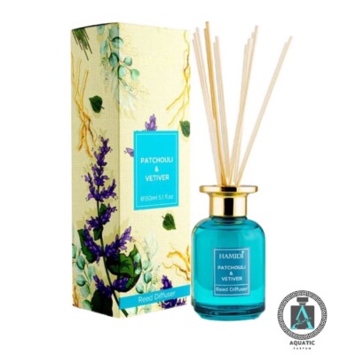 HAMIDI PATCHOULI & VETIVER REED DIFFUSER - 150ML Home Fragrance -