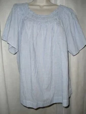 NEW by A NEW DAY, BLUE, STRIPES, SIZE XL SHORT SLEEVES, BLOUSE, TOP, TARGET
