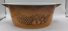 Vintage Pyrex Old Orchard Brown 2 1/2 QT Casserole Dish  #475