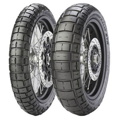 TYRE PAIR PIRELLI 90/90-21 RALLY STR (A) M+S + 130/80-17 RALLY STR M+S