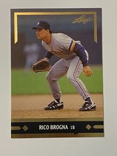 ⚾ 1991 Leaf Baseball Gold Leaf Rookies Insert #BC11 Rico BROGNA ⚾