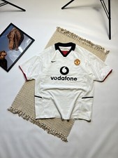 MANCHESTER UNITED 2002 2003 AWAY FOOTBALL SHIRT SOCCER JERSEY NIKE sz L MEN