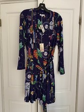 Johnny Was Aurora Borealis Sleep Robe Nightgown Boho Chic MS8722-U NEW, Medium