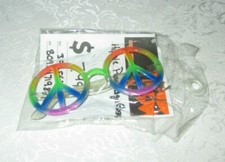 Groovy 60's Glasses Costume Accessory Rainbow Colors