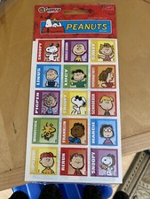 Sandylion PEANUTS 2 Sheet Stickers Snoopy Charlie Sally Linus Lucy Schroeder
